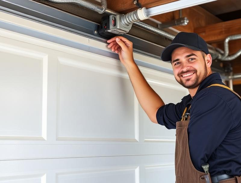 Certified garage door technician at Voluntown Garage Doors